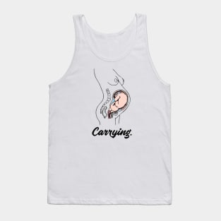 Carrying Pregnant Woman Anatomy - Medical Student in Medschool Tank Top